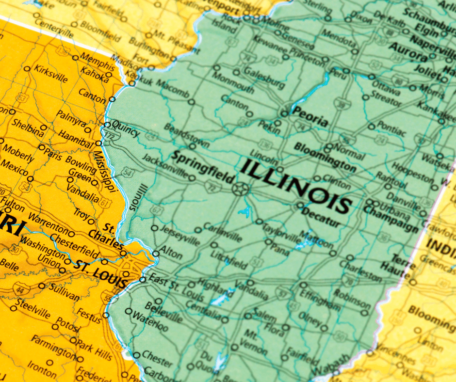 Map of Illinois
