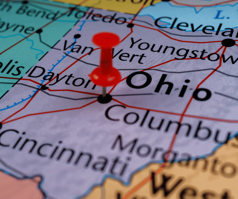 Map of Ohio